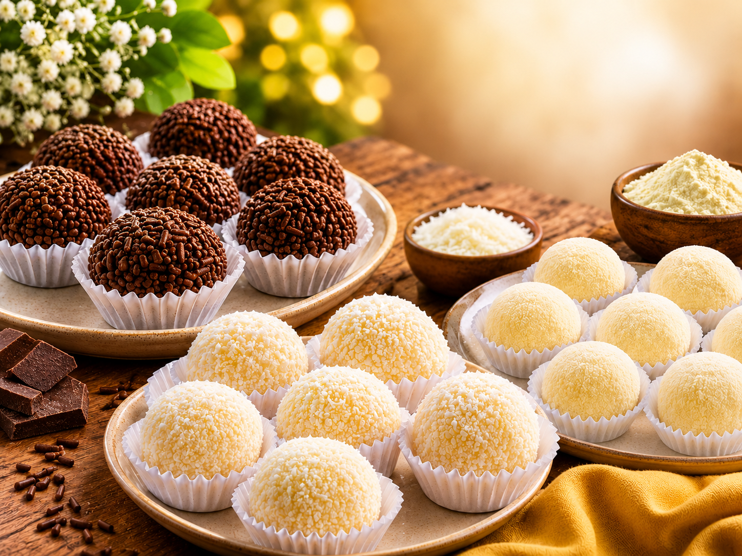 Brigadeiro - Beijinho - Brigadeiro Leite Ninho